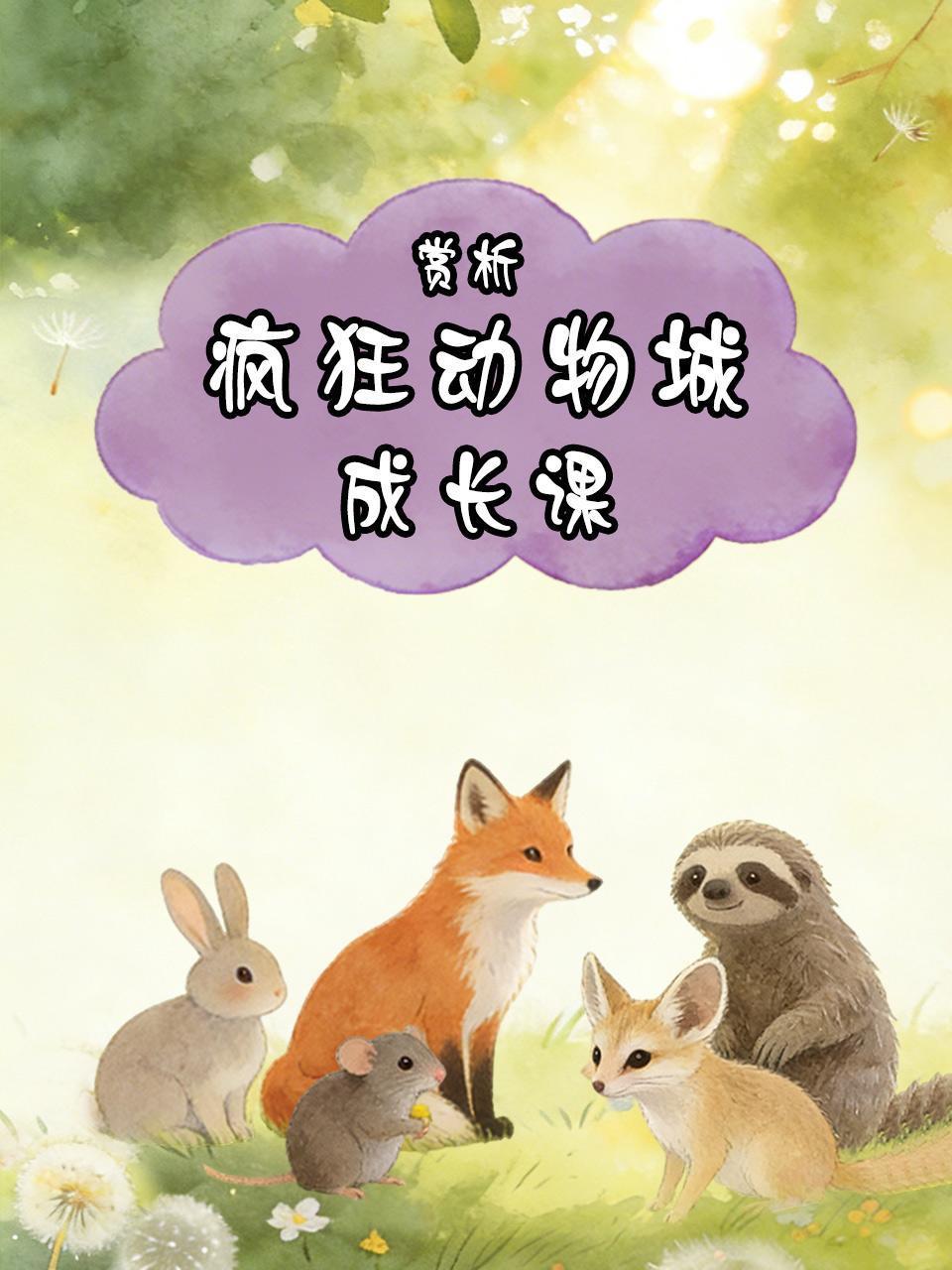 赏析疯狂动物城成长课